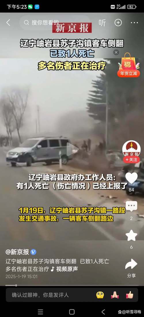 客车撞树侧翻3死4伤,客车撞车视频